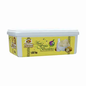 Pote 1,02 kg Creme de Cupuaçu C/4 un Fruta Brasileira