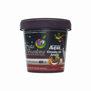 Pote 500 ml – 460 g Açaí com Creme de Avelã C/6 un Fruta Brasileira