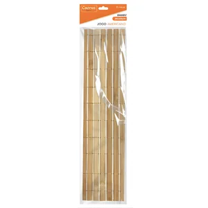 Jogo Americano de Bambu Akash Imports CRS-2289 – Elegância Natural para Sua Mesa