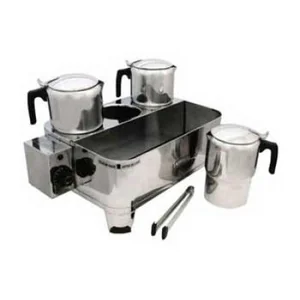 Esterilizador 3 Bules inox c/ Termostato Regulável ET3BI40X27T UNIVERSAL