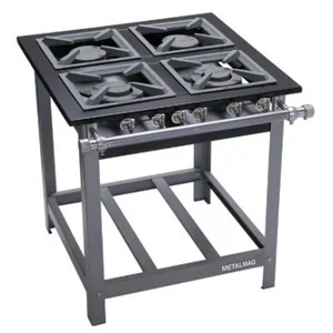 Fogão 4 Bocas Baixa Pressão M14S2000SF Sem Forn METALMAQ