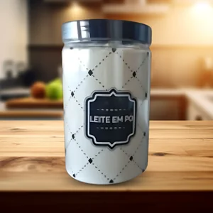 Potes de Mantimentos Leite em Pó 1700ml Ref. 5704 - Organização e Praticidade Plásticos Ideal
