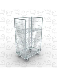 Carrinho Expositor 3 níveis 300 KG Modelo: L408