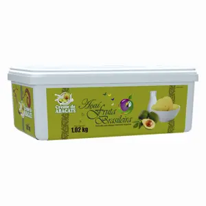Pote 1,02 kg Creme de Abacate C/4 un Fruta Brasileira