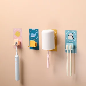 SUPORTE DE ESCOVA EM PLÁSTICO PARA BANHEIRO EM3737