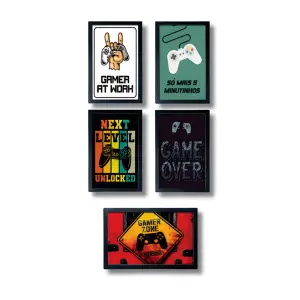 Quadros Games Laqueadas 2cm Medidas 30x40cm Ref. 840
