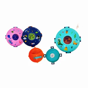 Marmita Infantil Redonda com Divisória LILA HOME LH204 – Prática e Colorida para Lanches