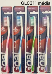 Escova dental para adulto goal gl0311 media pacote com 12un