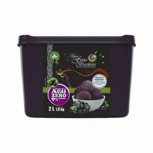 Pote 2 litros – 1,8 kg Açaí Zero C/4 un Fruta Brasileira