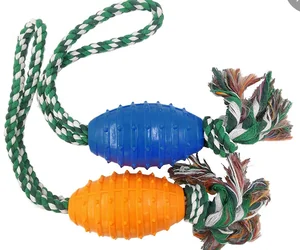 BRINQUEDO BORRACHA BOLA COM CORDA ZN 0863