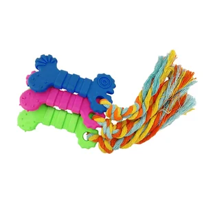 BRINQUEDO BORRACHA OSSO COM CORDA ZN0857