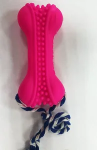 BRINQUEDO BORRACHA OSSO COM CORDA ZN0049