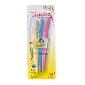 NAVALHA PARA SOBRANCELHA KIT C/3 EM4077